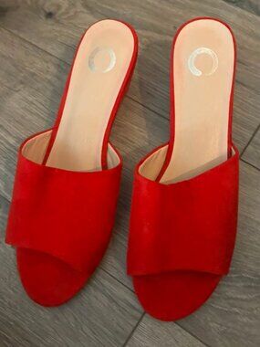 Red heel shoes